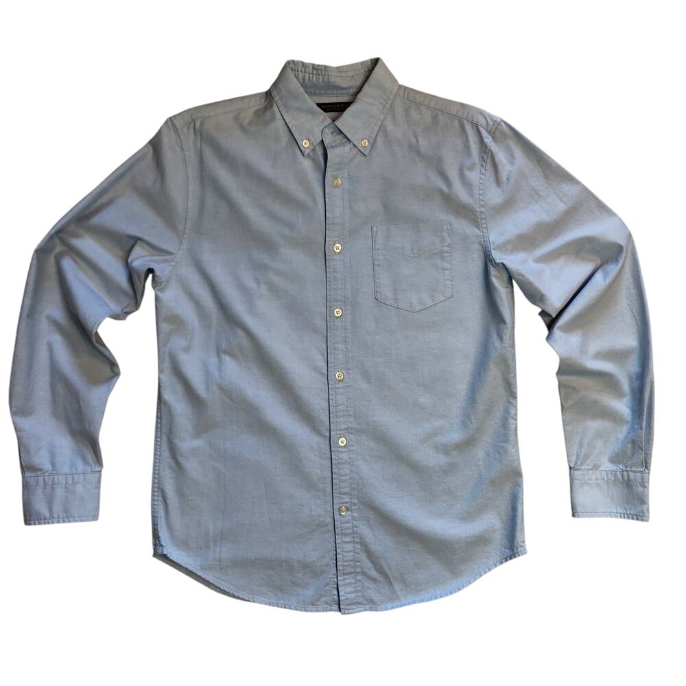 Banana Republic cotton oxford men's shirt light blue size S